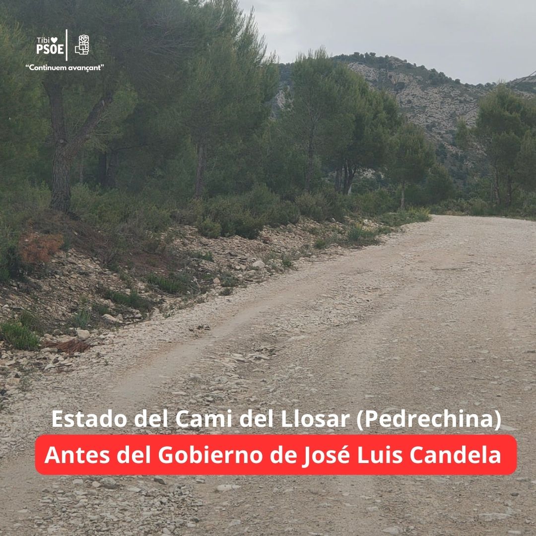 Cami del Llosar en Tibi