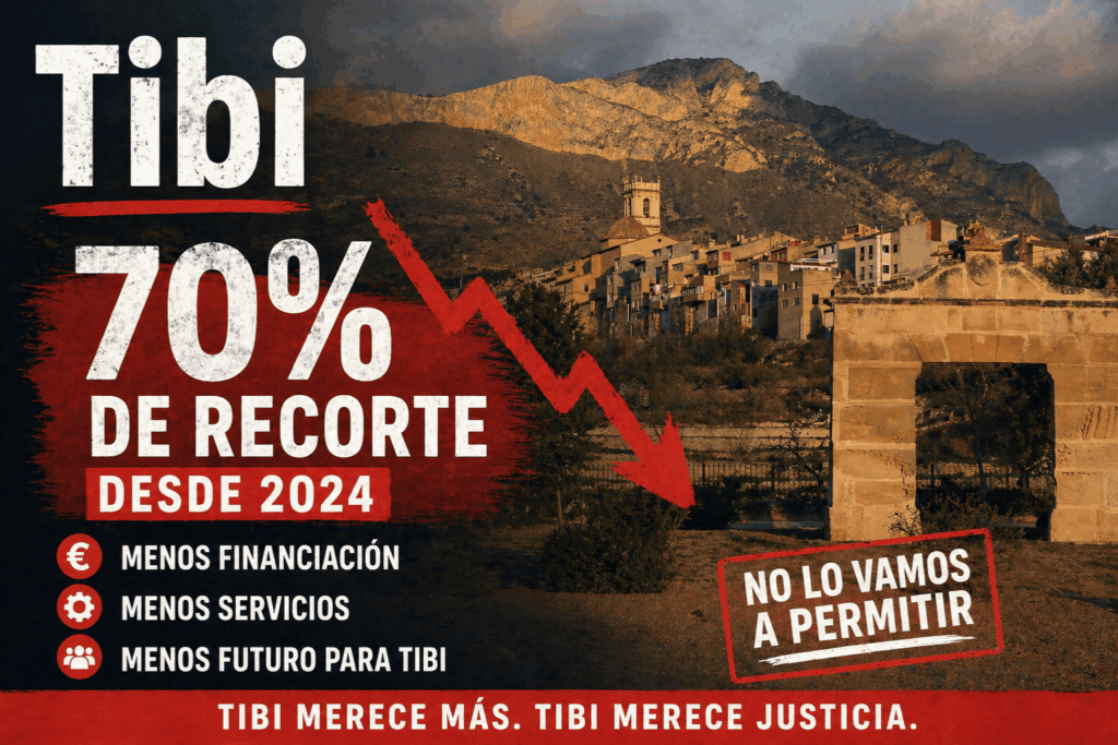 PSOE Tibi Recortes Diputación